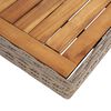 vidaXL 9-tlg. Garten-Essgruppe mit Auflagen Poly Rattan