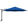 vidaXL Garten-Sonnenschirm Azurblau 248 x 248 x 148 cm