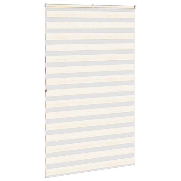 vidaXL Doppelrollo Marmorbeige 150x200cm Stoffbreite 145,9 cm Polyester