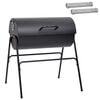 vidaXL Fassgrill mit 2 Kochrosten 3 stk. 80 x 73 x 90 cm Metall