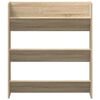vidaXL Wand-Schuhschrank Sonoma-Eiche 80x18x90 cm Holzwerkstoff