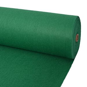 vidaXL Messeteppich Glatt 1,2x12 m Gr&uuml;n