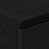 vidaXL Sideboard Schwarz Eichen-Optik 60x35x98,5 cm Holzwerkstoff