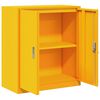 vidaXL Aufbewahrungsschrank Senfgelb 80 x 40 x 90 cm Stahl