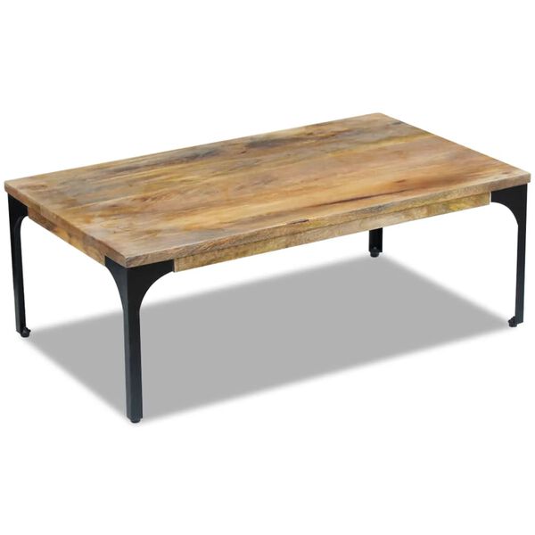 vidaXL Couchtisch Mangoholz 100x60x35 cm