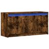 vidaXL TV-Schrank mit LED-Beleuchtung R&auml;uchereiche 100x34x50 cm