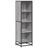vidaXL Bücherregal Grau Sonoma 40x35x139 cm Holzwerkstoff