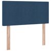 vidaXL Aufbewahrungsbett mit Matratze Blau 90 x 190 cm Holzwerkstoff