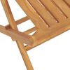 vidaXL Gartenstühle 4 Stk. Klappbar 47x47x89 cm Massivholz Teak