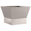 vidaXL Feuerstelle Braun 40 x 40 x 35 cm Wetterfeststahl