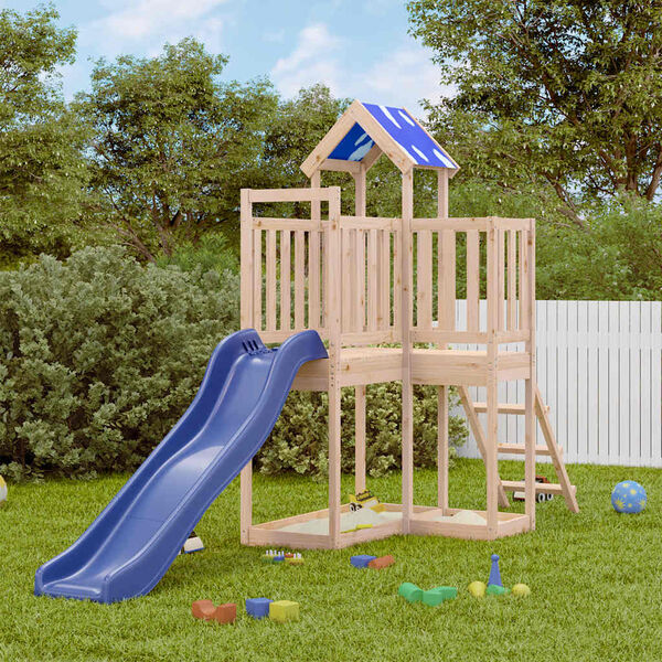 vidaXL Spielturm Massivholz Kiefer