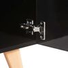 vidaXL TV-Schrank Schwarz 120&times;40&times;46 cm MDF