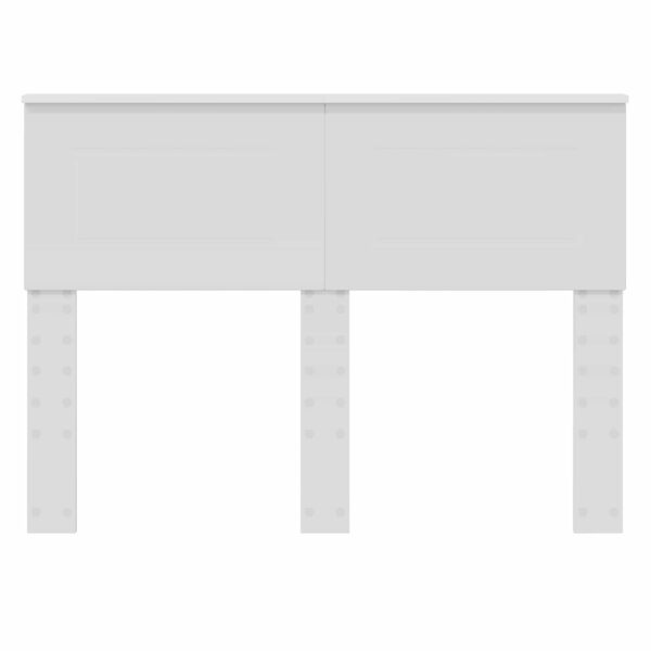 vidaXL Kopfteil Wei&szlig; 120 cm Holzwerkstoff
