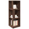 vidaXL Eckregal Braun Eichen-Optik 33x33x100 cm Holzwerkstoff
