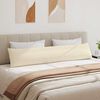 vidaXL Sofakissen 2 St&uuml;ck Beige 200 x 40 cm Stoff