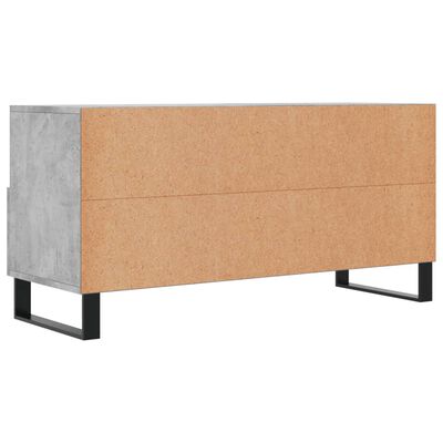 vidaXL TV-Schrank Betongrau 102x36x50 cm Holzwerkstoff