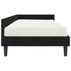 vidaXL Eckbettgestell mit Matratze Sonstiges 2 pcs Schwarz Samt