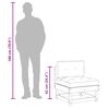 vidaXL Mittelsofa mit Kissen Massivholz Kiefer