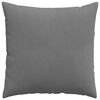 vidaXL Sofakissen 2 St&uuml;ck Dunkelgrau 80 x 80 cm Stoff