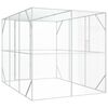 vidaXL Vogelk&auml;fig Anthrazit 210 x 304 x 213 cm Verzinkter Stahl