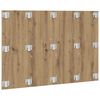 vidaXL Kopfteil Artisan-Eiche 120x1,5x80 cm Holzwerkstoff
