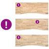 vidaXL Schreibtisch Wei&szlig; und Natur 140 x 60 cm Massivholz Eiche