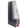 vidaXL Kellerfenster "RISOR" 80x60 cm Drehkipp DIN Rechts Anthrazit