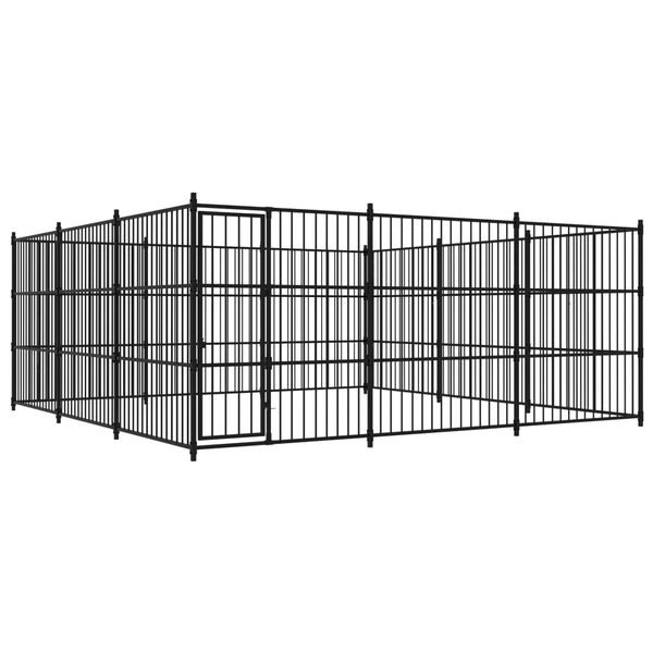 vidaXL Outdoor-Hundezwinger 450&times;450&times;185 cm