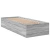 vidaXL Bettgestell Grau Sonoma 90x190 cm Holzwerkstoff