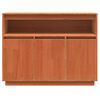 vidaXL Sideboard Wachsbraun 104,5 x 34 x 80 cm Massives Kiefernholz