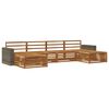 vidaXL Outdoor-Sofagarnitur 6 stk. Natur Massivholz Akazie