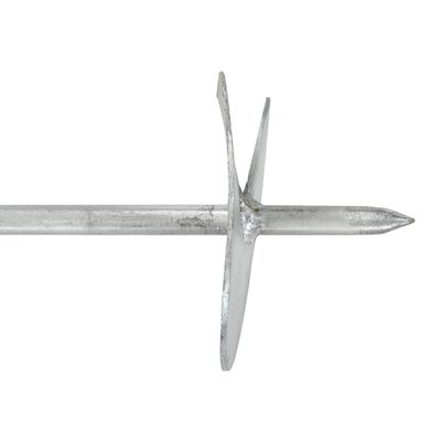 vidaXL Erdanker 10 Stk. 10×60 cm Verzinktes Metall