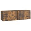 vidaXL Wandmontierter TV-Schrank Ger&auml;ucherte Eiche 98 x 31 x 30 cm