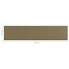 vidaXL Balkon-Sichtschutz Taupe 90x400 cm HDPE
