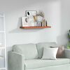 vidaXL Wandregal Wandmontiert Rot 80 x 23,5 x 4 cm Holzwerkstoff