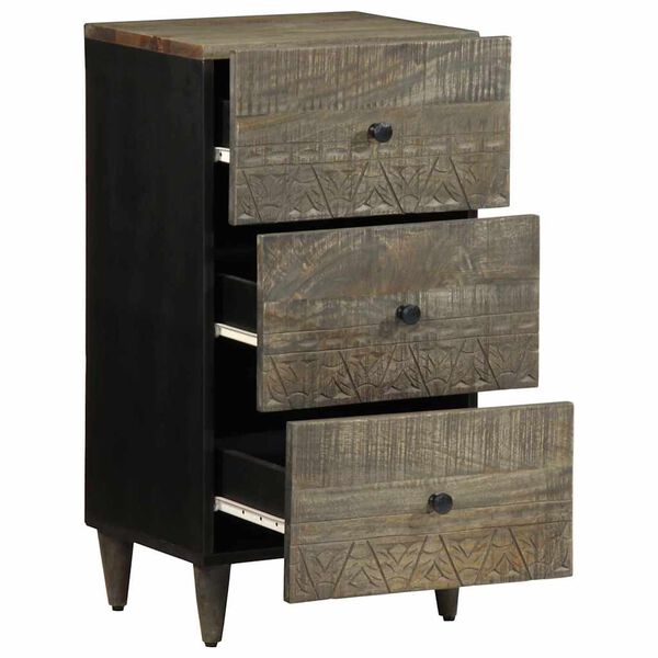 vidaXL Sideboard 40x33x75 cm Massivholz Mango