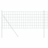 vidaXL Eurozaun Gr&uuml;n 0,4 x 10 m PVC-beschichtetes Eisen