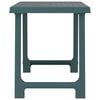 vidaXL Campingtisch Grün 79x56x64 cm PP Holzoptik