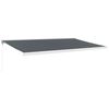 vidaXL Markise Einziehbar Anthrazit 5x3 m Stoff und Aluminium