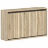 vidaXL Wandmontierter Schuhschrank ZWOLLE 71 x 17 x 43 cm Sonoma-Eiche