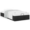 vidaXL Ottoman-Bett ohne Matratze Schwarz 100x200 cm Stoff