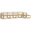 vidaXL Outdoor-Sofagarnitur 5 pcs Wei&szlig; 337 x 162,5 x 73 cm