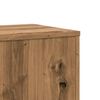 vidaXL Pflanzenst&auml;nder 2 Stk. Artisan-Eiche 33x33x100 cm Holzwerkstoff