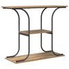 vidaXL Konsolentisch Artisan-Eiche 101 x 35 x 80,5 cm Holzwerkstoff