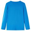 Kinder-Langarmshirt Kobaltblau 140