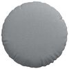 vidaXL Sitzkissen 2 pcs Hellgrau &Oslash;50 x 19 cm Stoff