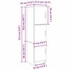 vidaXL Schreibtisch 2 pcs Altholz