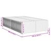 vidaXL Bettgestell ohne Matratze Dunkelgr&uuml;n 120x190 cm Samt