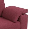 vidaXL Sofa Weinrot 219 x 77 x 82 cm Stoff
