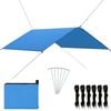 vidaXL Outdoor-Tarp 4x4 m Blau